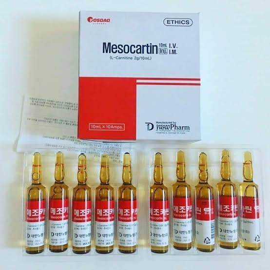 Mesocartin 10ml IV/IM (L-Carnitine 2g/10ml